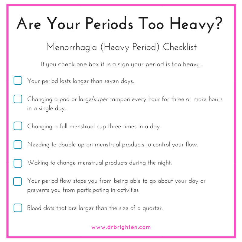 anemia due to menorrhagia