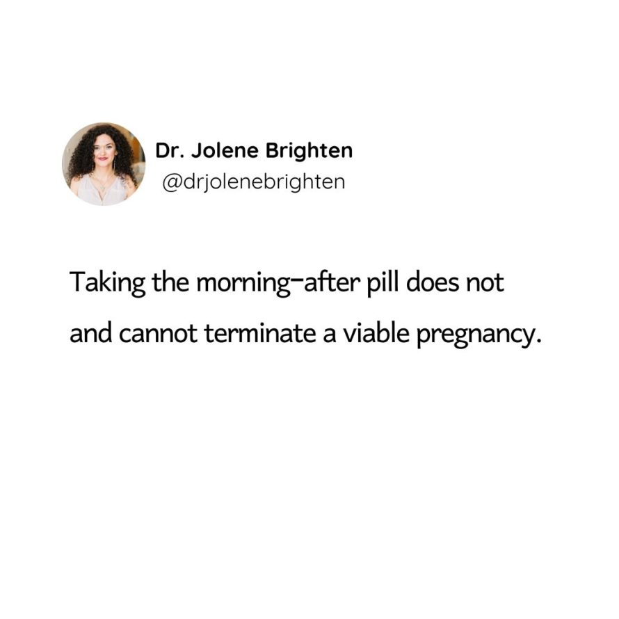 How does the morning after pill work 