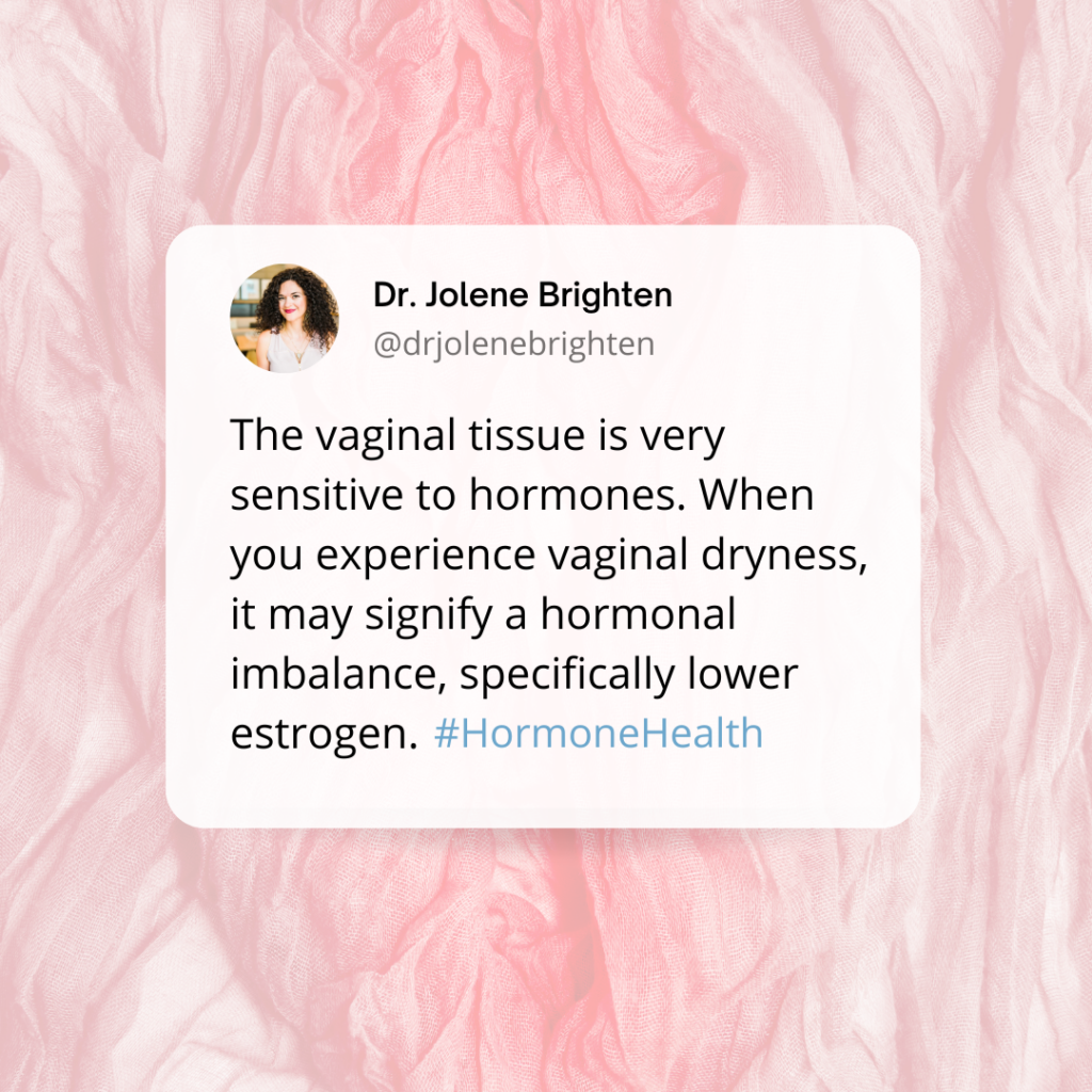 vaginal dryness and hormonal imbalance