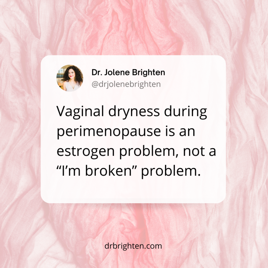 Potential Impact of Perimenopause on Sexual Health and Intimacy Dr