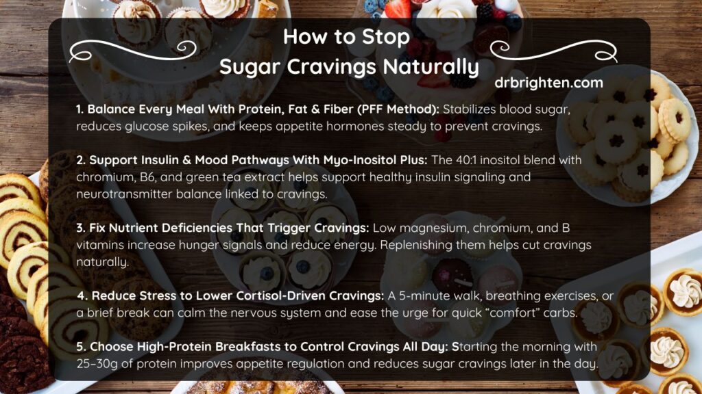 how do i stop sugar cravings naturally
