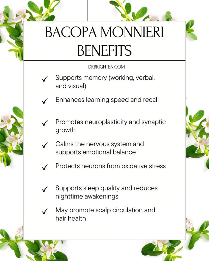 brahmi bacopa monnieri benefits