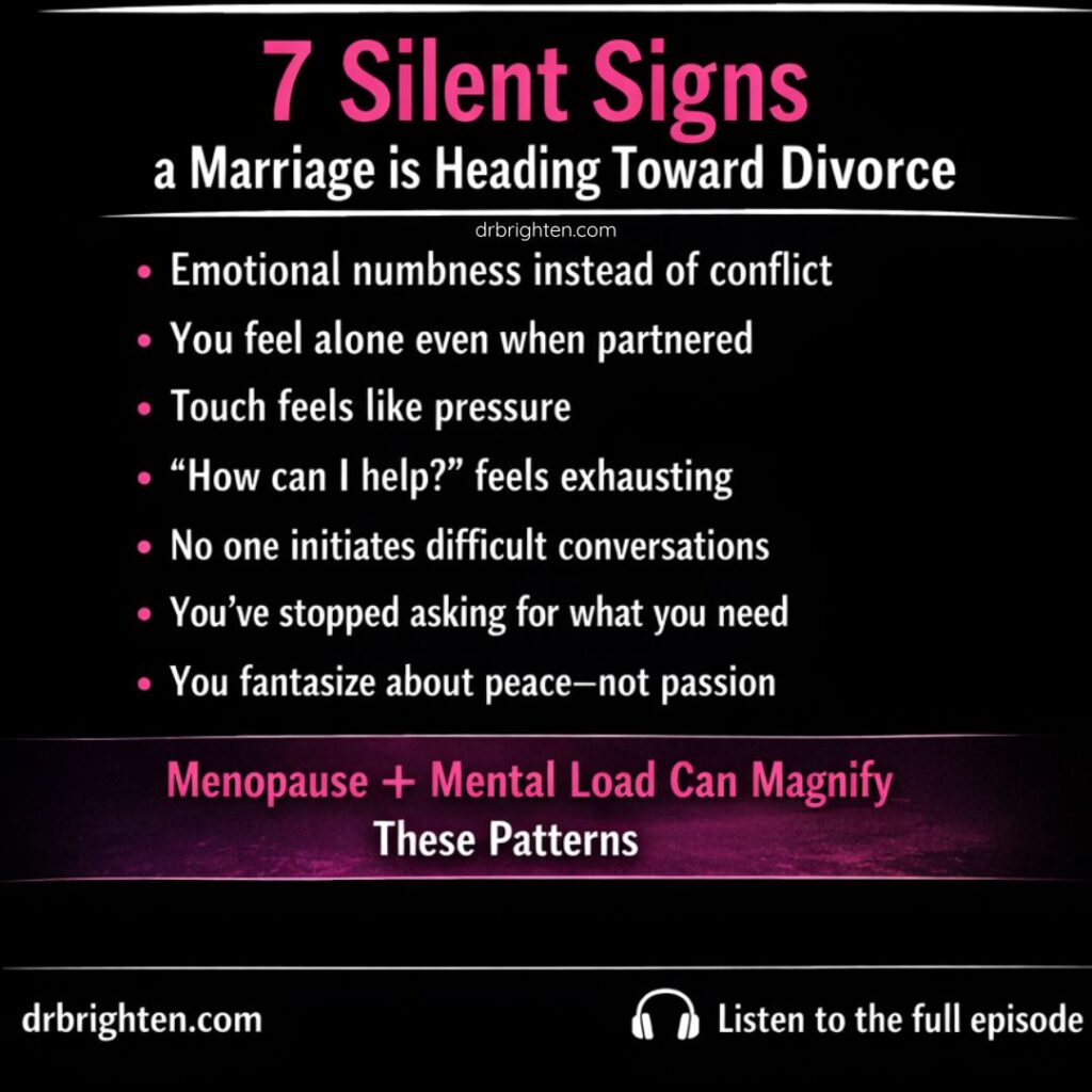 signs of divorce