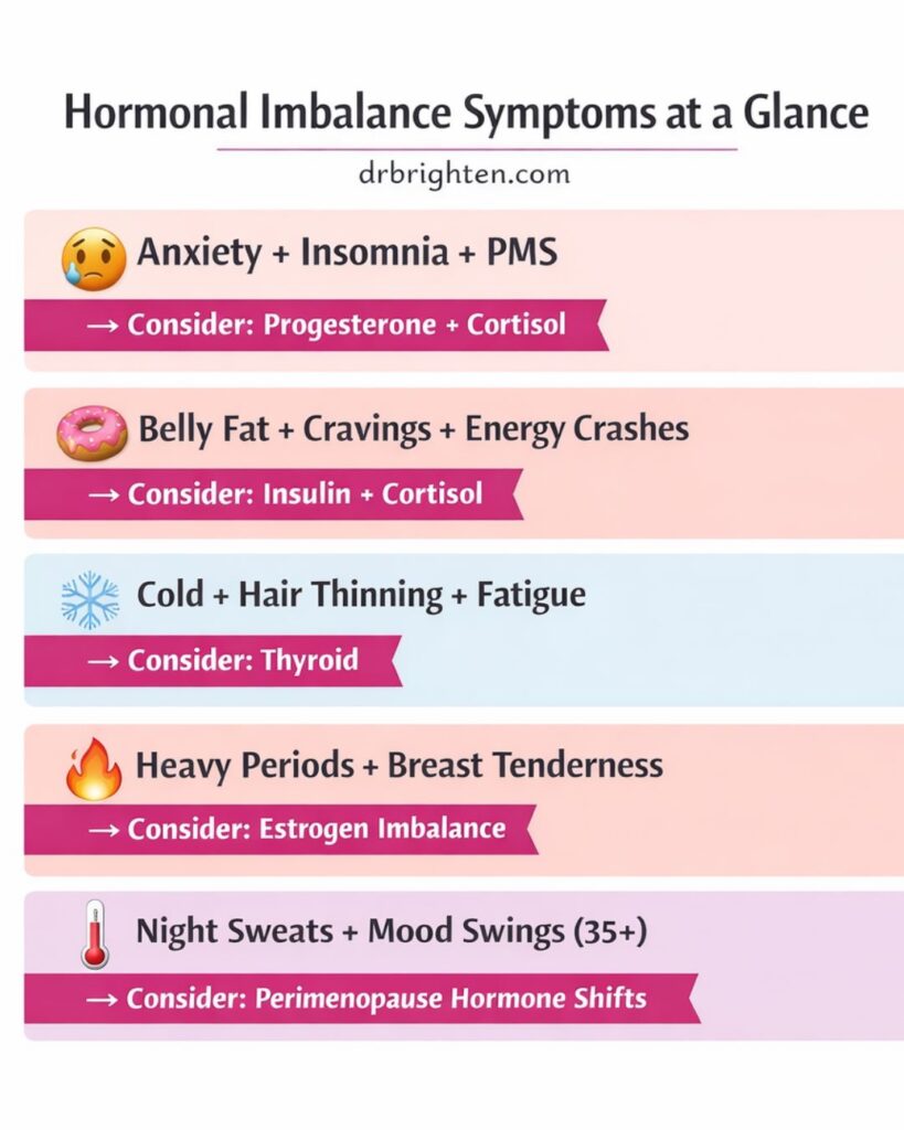 hormone imbalance symptoms in women