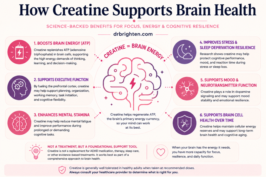 Creatine for ADHD: Research About Focus and Brain Energy
